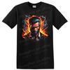 Superhero WolverineT Shirt Fiery Lightning City Comic Art Graphic Bold Tee