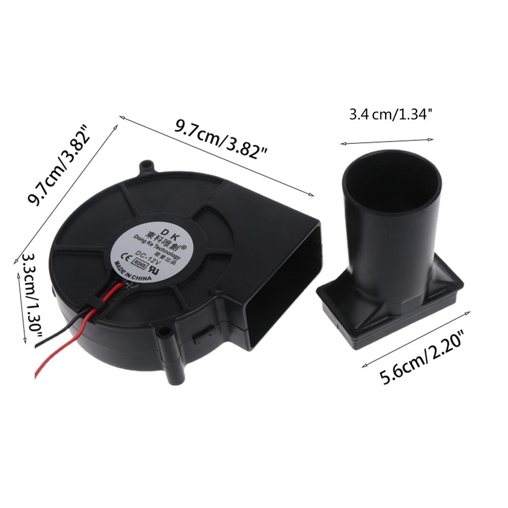 Portable BBQ Fan for DC 12V 2A 5600R/for M Air Turbo Blower for Barbecue Picnic Camping Fire Starter Cooking Tool