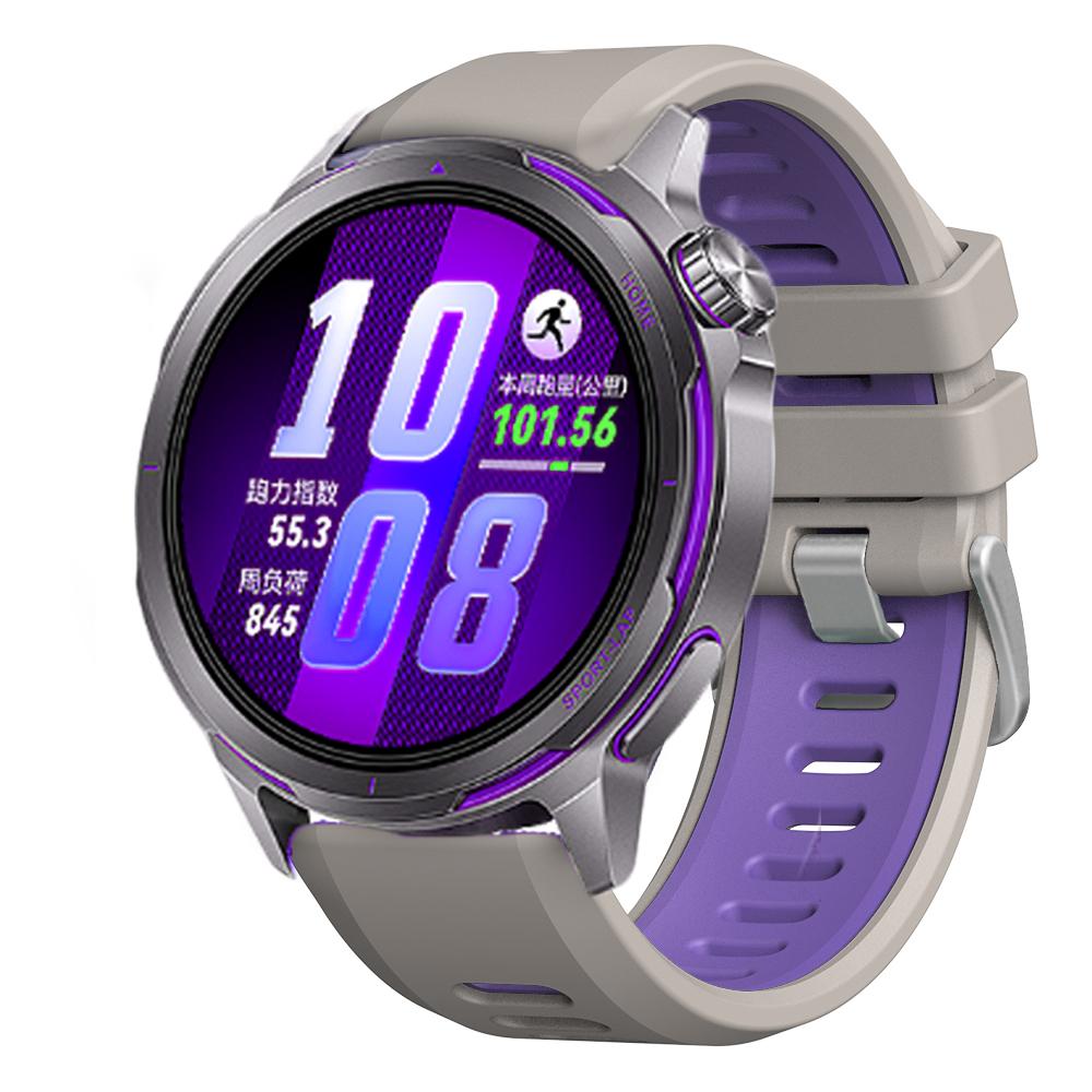 Быстросъемный 22 мм двухцветный спортивный силиконовый ремешок для HUAWEI WATCH GT Runner2 Ремешок для HUAWEI GT6 GT5 GT4 GT3 46 мм браслет