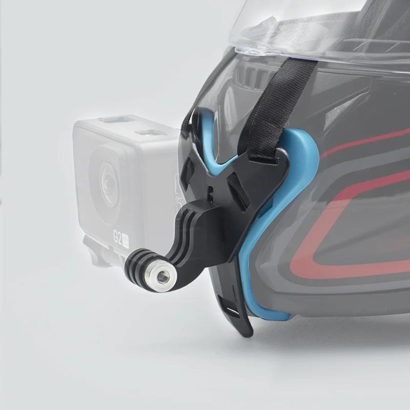 Кронштейн для мотоциклетного шлема для GoPros Casque Holder Fix Поддержка камеры движения Tachograph Мотоциклетное оборудование
