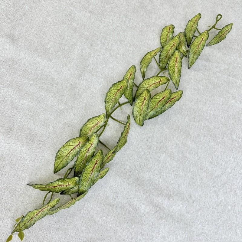 Artificial Green Plant Wall Decor With Silk Screen Printing For Home And Photography Use