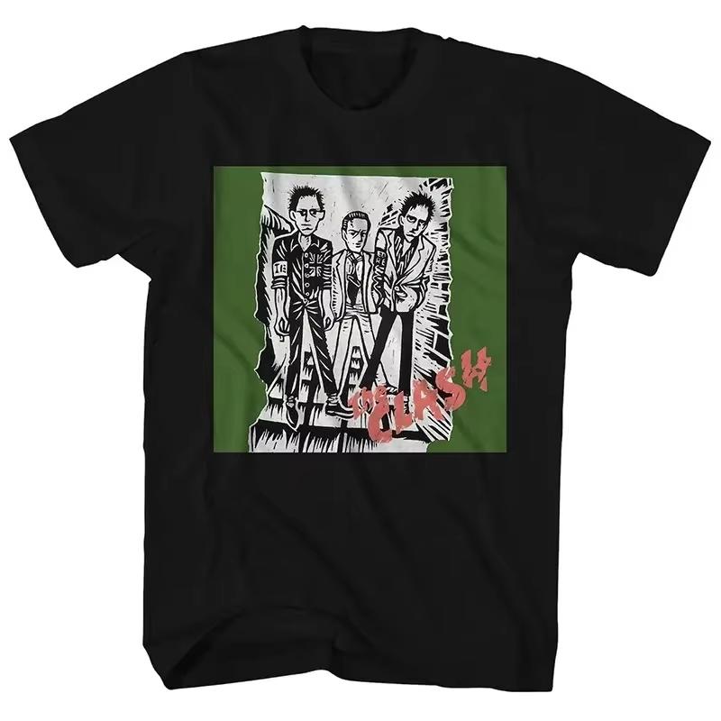 Streetwear Y2k The Clash Band Tshirt London Calling Guitarists Guitar Case Rock Band Street Hip Hop Shortsleeved Tshirt