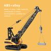 1:50 Engineering Crane Model Alloy Engineering Vehicle Static Model Toy for Children Kids