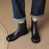 Мода 2025 Женская обувь Ботильоны Женские ботинки Горячая распродажа Металлическая отделка Современные ботинки Женские Новая Задняя молния Однотонная обувь для женщин