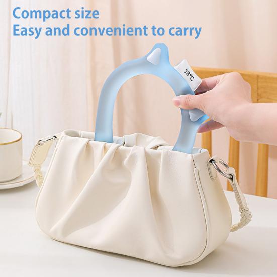 Летняя охлаждающая трубка для шеи Носимый охладитель для шеи Легкое многоразовое ледяное кольцо На открытом воздухе Предотвращение теплового удара Портативный воротник с обертыванием на шею