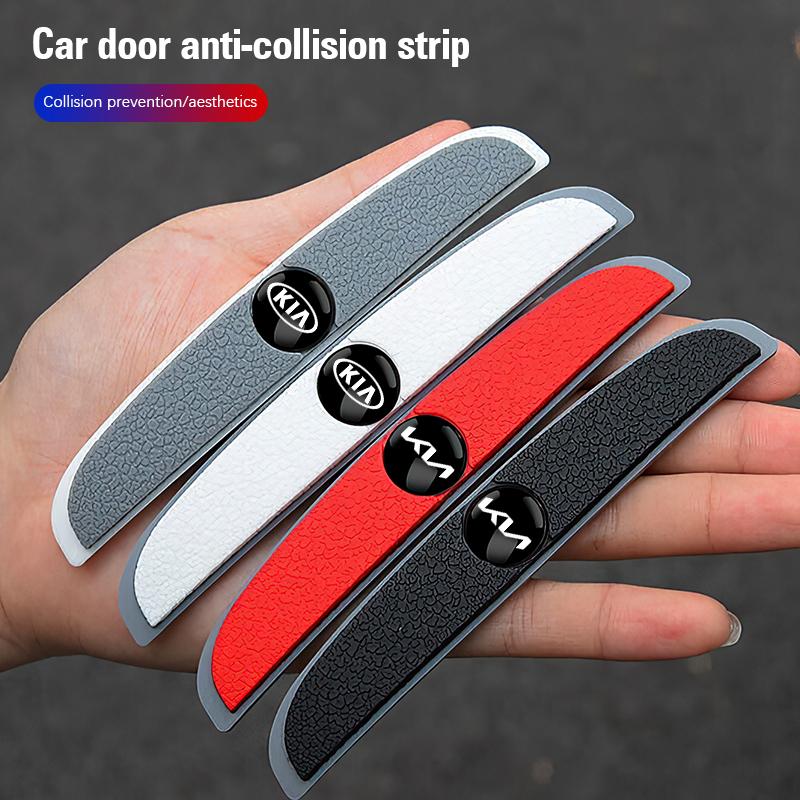 DZMX1 4Pcs Car Anti-collision Strip Silicone Protection Pad For KIA K3 Sportage Carnival K5 Seltos Pegas KX1 EV5 Sonet EV6 K4 EV3 Ceed