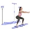 Fitness Ski Machine Pelvic Floor Muscle Exercise Equipment with Handle & Pull Rope Simulated Ski Trainer for Full Body Workout