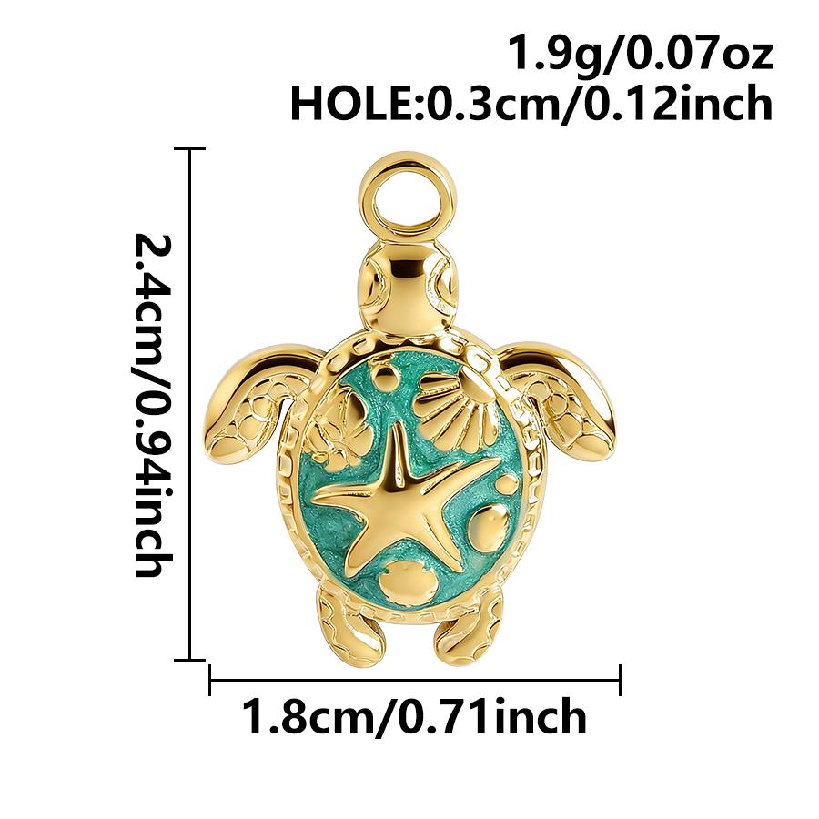 2pcs Red Lobster Crab Coral Real Gold Plated Stainless Steel Enamel Charm For Jewelry Making Supplies DIY Beach Necklace Pendant