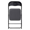 Lot de 4 chaises pliante PVC "Funny" Atmosphera - Gris