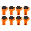 8Pcs Workbench Peg Brake Stops Clamp 19/20mm Dogs Woodworking Table Limit Block Workbench Workshop Tools Bench Clamp Set