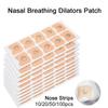 50/100Pcs Nose Breathing Patches Nasal Breathing Dilators Patch Oxygen Intake,breathing Refill Nose Strips Accessary