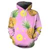 Colorful Pineapple 3D Printing Hoodie For Men Fruit Graphics Casual Hip Hop Sweatshirt Long Sleeves Pullover Streetwear Hoodies