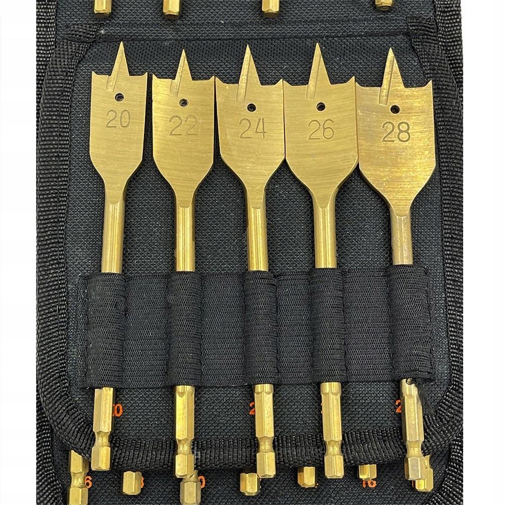 Flat Spade Drill Bits for Wood Flat Spade Drill Bits 16 Pcs 6-38mm
