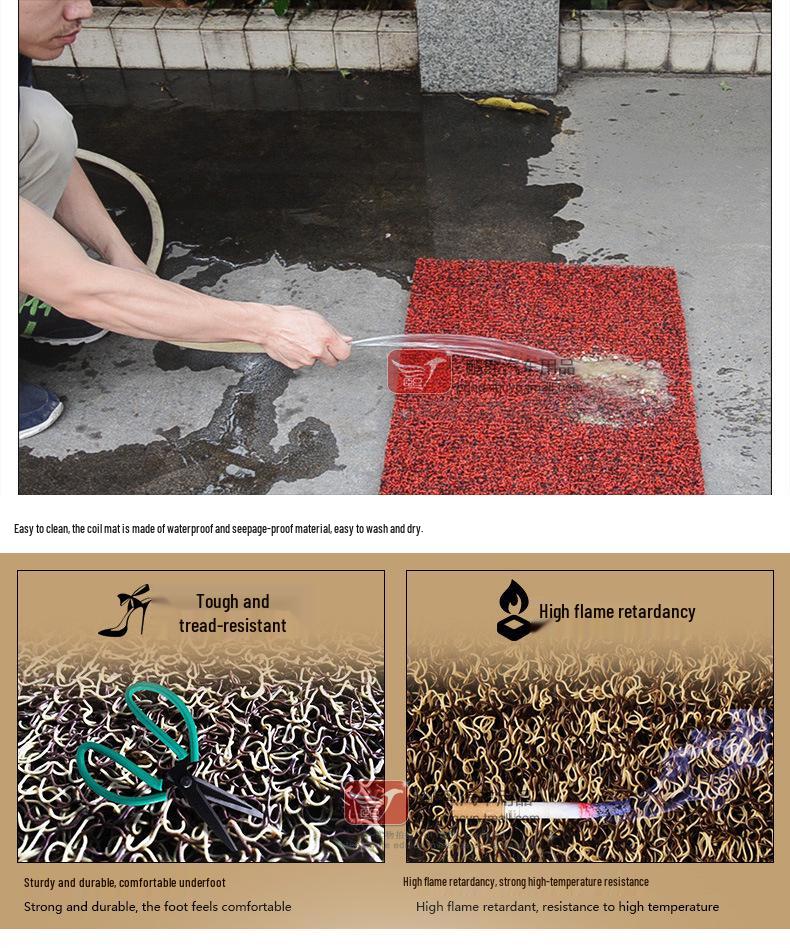 Big Turtle King Electric Motorcycle Non-Slip, Rainproof Foot Pad Silk Ring