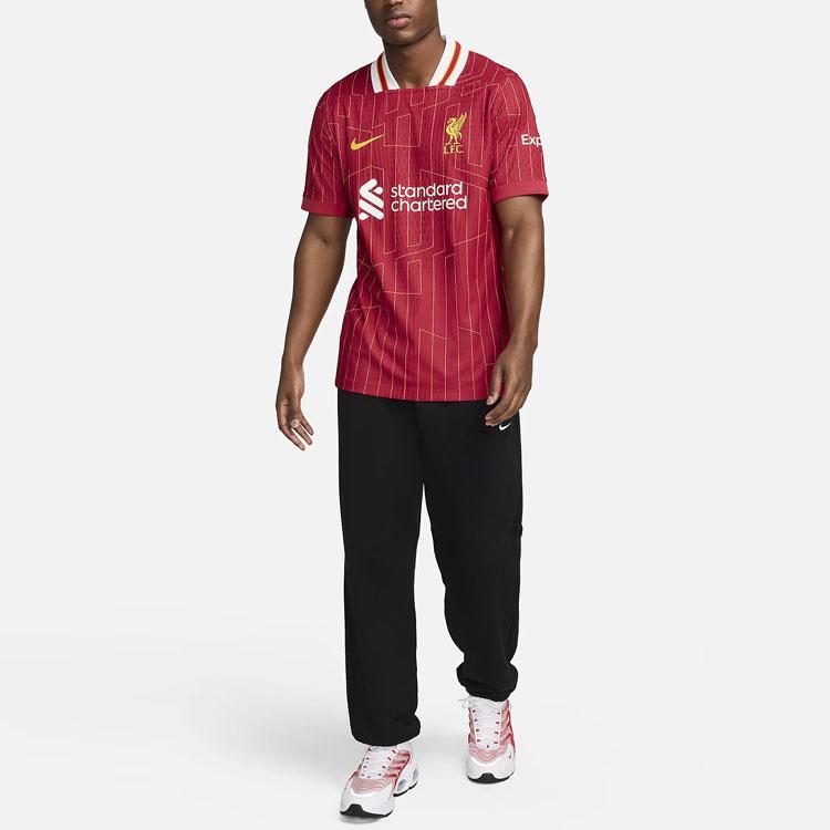 Nike Liverpool Football Club 2024/25 Home Match Performance Short Sleeve Jersey Men Tops Gym-Red FN8776-688