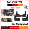Car Mudguards For Zeekr 9X EX1H Accessories 2025 2026 2027 4X Auto Fenders Antifreeze Splash Mud Flaps Mudflaps Car Accessories