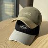 Korean-style simple large-head circumference baseball cap for women, new autumn model with letter embroidery, soft top, casual and versatile,