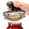 Multi-Functional Can Opener Easy Grip Non-Slip Bottle Jar Opener for Kitchen