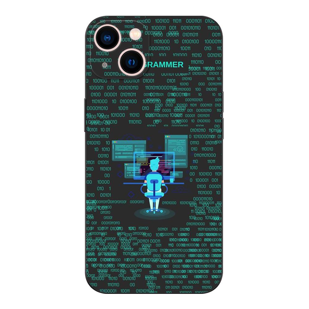 Черный ТПУ чехол для OPPO Reno 6 5 3 4 4Z 4F SE 5F 5Z PRO PLUS lite 6 6z 4G 5G Кодирование Программирование Коды Код