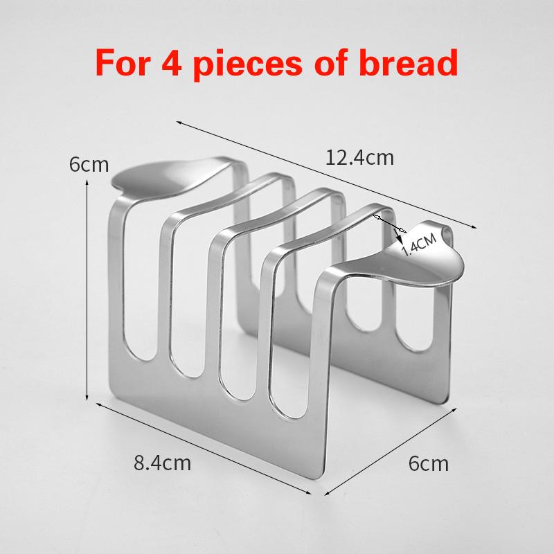 Toast Tray Pie Rack Toast Film Display Rack Buffet Snack Rack Cake Stands for Party Events Stainless Steel Sandwich Bread
