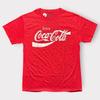 Мужская футболка с графическим принтом Coca-Cola Красный меланж Потертый логотип 20321 Размер Medium НОВАЯ