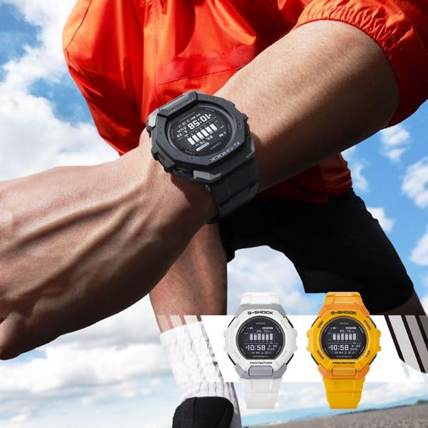 Casio Мужские G-SHOCK GBD-300-1JF [G-SHOCK G-SQUAD] Круглые часы из смолы *Биомасса Пластик Цифровые