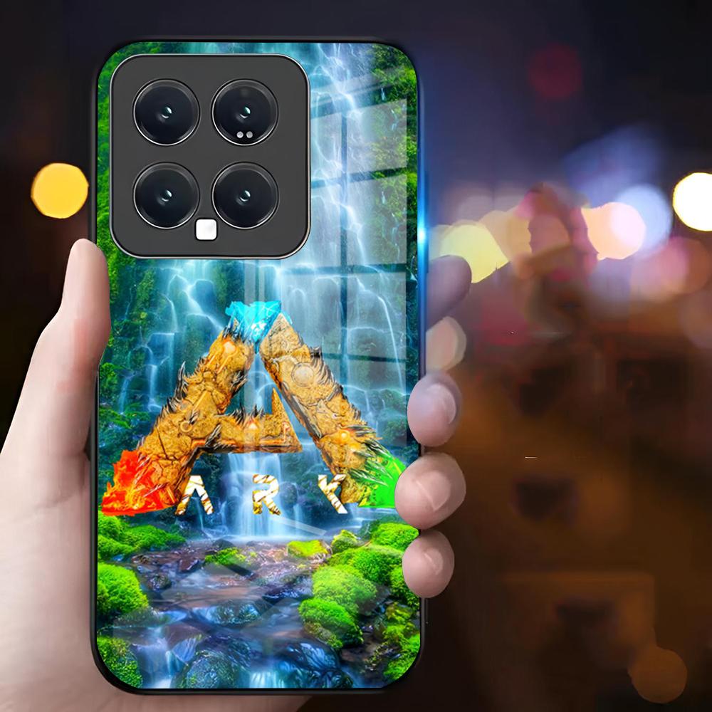 Чехол для телефона A-ARK Survival Evolved Подходит для Xiaomi 15 14 13 12 11 POCO REDMI NOTE Pro Стеклянный чехол для телефона Премиум Новый Популярный