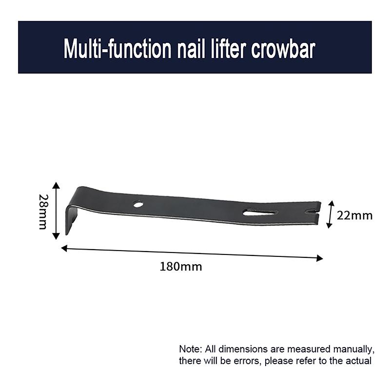 Ручной лом, многофункциональный инструмент для удаления скоб, съемник ногтей, монтировка для обрезки рабочего окна, украшение