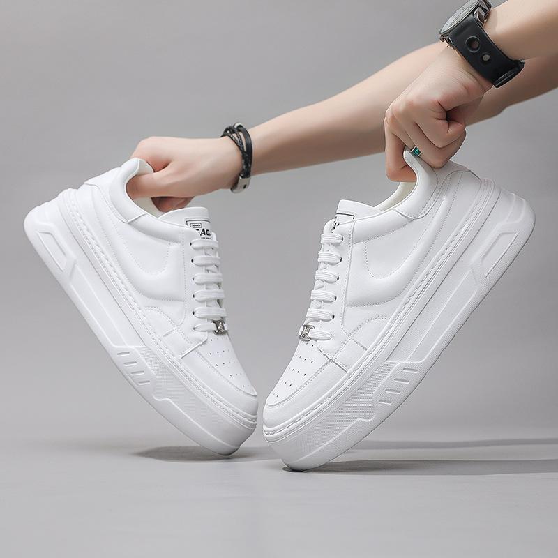 Мужская обувь Air Force One European Station новые туфли-муффины на толстой подошве со шнуровкой мужские спортивные туфли для отдыха белые туфли