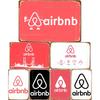 Винтажный логотип Airbnb, металлическая табличка, плакат, забавная жестяная вывеска для кинотеатра, гостиной, кухни, спальни, кафе, бара, паба, настенный декор