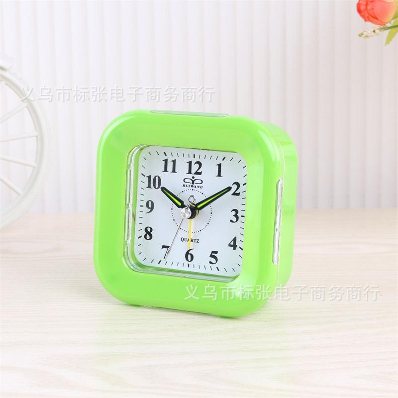 Night light alarm clock Student dormitory wake-up clock Super loud children's bedroom bedside clock