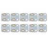 10Pcs Valve Push Rod Guide Plate Iron Plastic Guides Plates for 154F Diesel Engine
