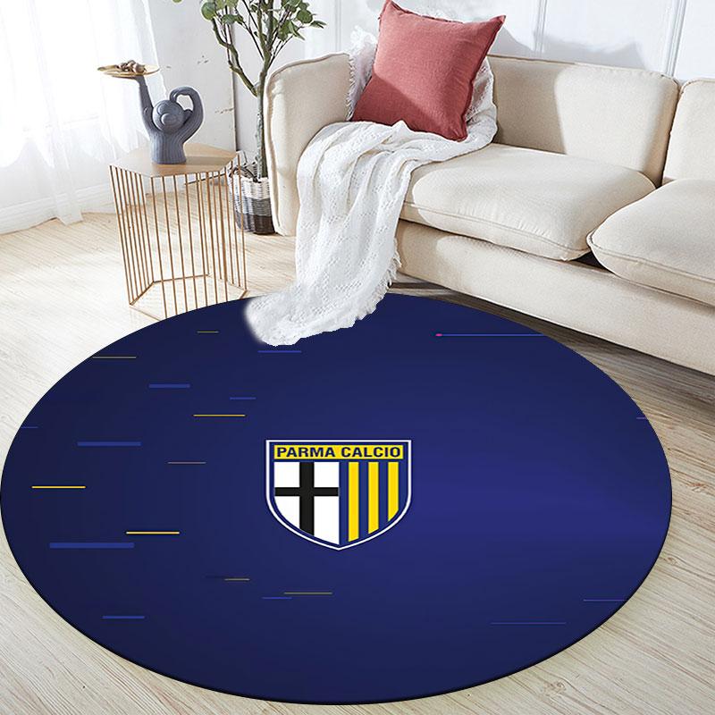 Parma Calcio 1913,Round Area Rug,Carpet Rug for Living Room Bedroom Sofa Playroom Decor,Non-slip Floor Mat