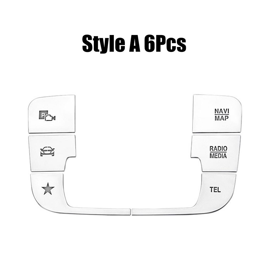 01 Автомобильная центральная консоль медиа мышь кнопка декоративная отделка наклейки для Mercedes EQB кнопка отделка наклейки автомобильные аксессуары