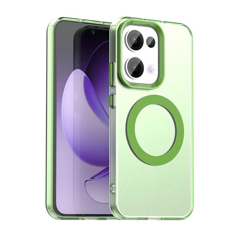 Transparent Case For Oppo Reno 13 Case Oppo Reno 13 5G Magnetic Adsorption Wireless Charge Cover For Oppo Reno 13 Case 6.59 inch