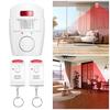 A52T Infrared Motion Sensor Alarm - Burglar Alarm With 2 Remote Controls, Suitable For Home/Garages/Shops