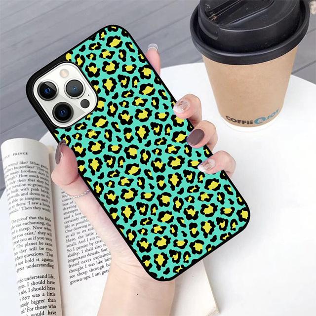 Leopard Print Phone Case For Apple iPhone 17 Air Pro Max Plus Coque For iPhone 17 Air 14 15 16 13 12 Max Cover