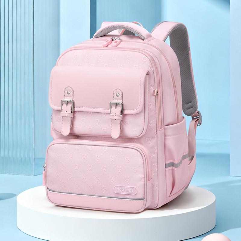 New girls' elementary school backpacks, boys' and children's first to sixth grade backpacks with reduced burden and spine protection
