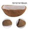 White Lining Hanging Basket Coconut Fiber Durable Fiber