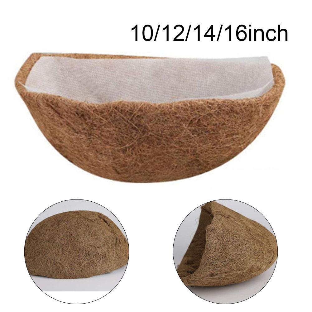 Белая подкладка Подвесная корзина из кокосового волокна Прочное волокно