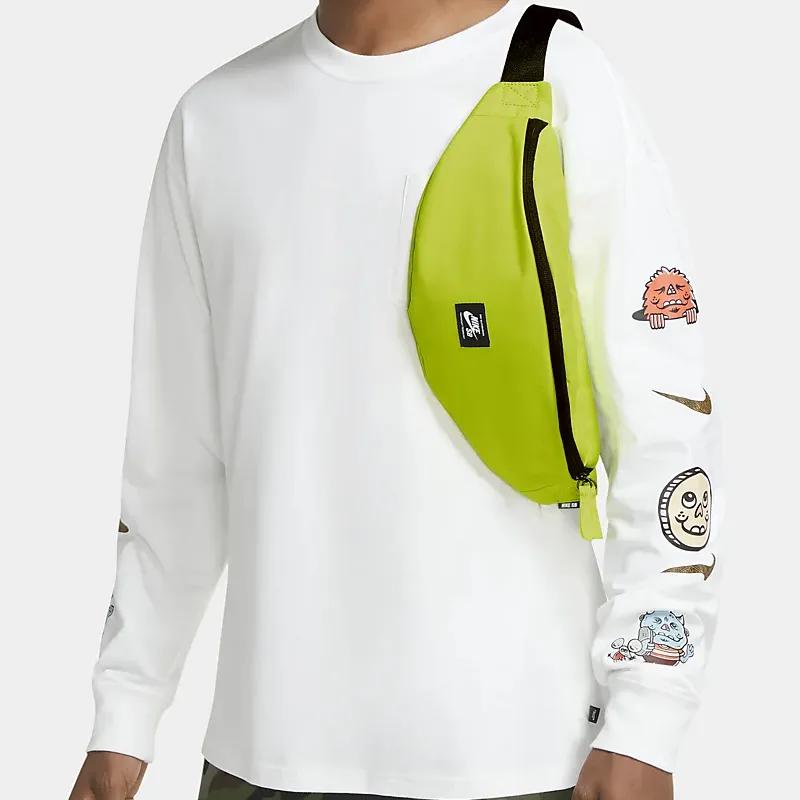 Nike Поясные сумки Неоново-зеленые (унисекс) Поясные сумки CK5884 389