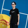 Коллекция настольного тенниса Li Ning Повседневная спортивная одежда Унисекс Черный ATSV605-1+AKSU789-3