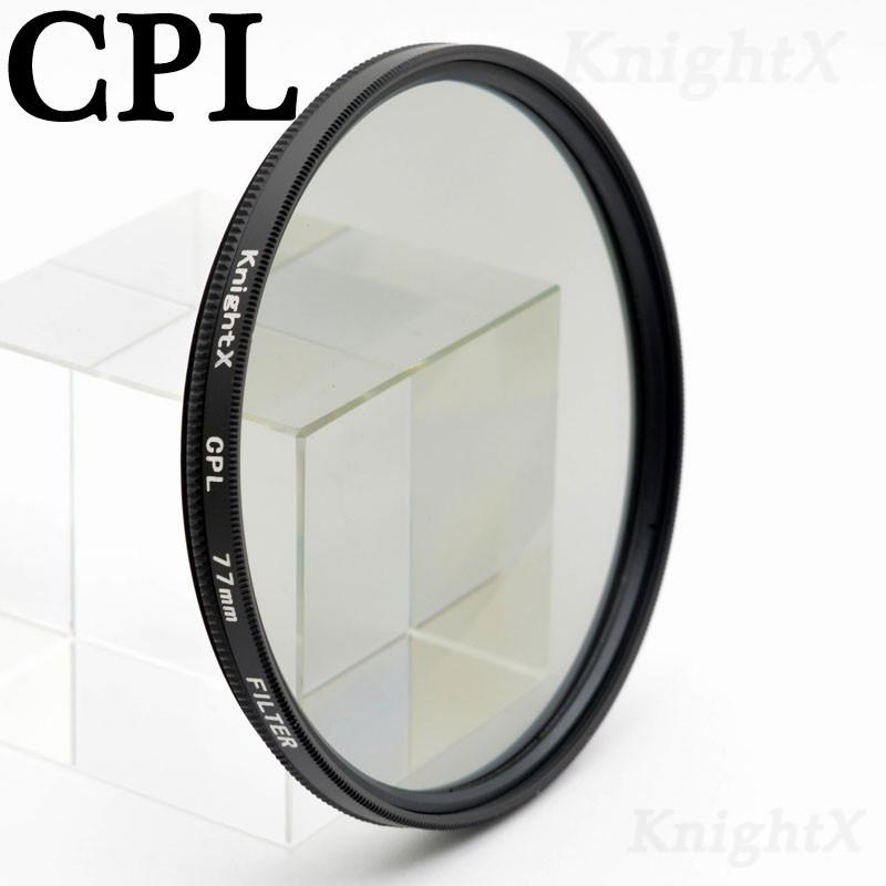 KnightX 49 52 55 58 62 67 72 77 мм FLD УФ CPL фильтр для объективов nikon Canon Sony аксессуары для камеры d5200 d3300 d3100 canon