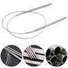 43/60/120cm Length Stainless Steel Circular Knitting Needle Ring Needle Weaving Needlework Kits DIY Crochet Hooks Knitted Tool
