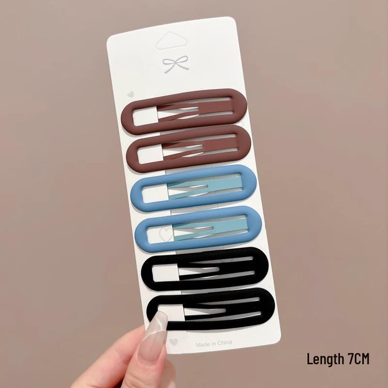 Матовая невидимка для женщин – Высококачественная заколка для детских волосков, лба и боковой челки