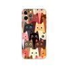 Чехол для телефона Cat Cute Kitten Catling для iPhone 5 5S 2020se 6 6s 7 8 plus x 10 XR XS 11 12 13 mini pro MAX, черная задняя крышка из ТПУ