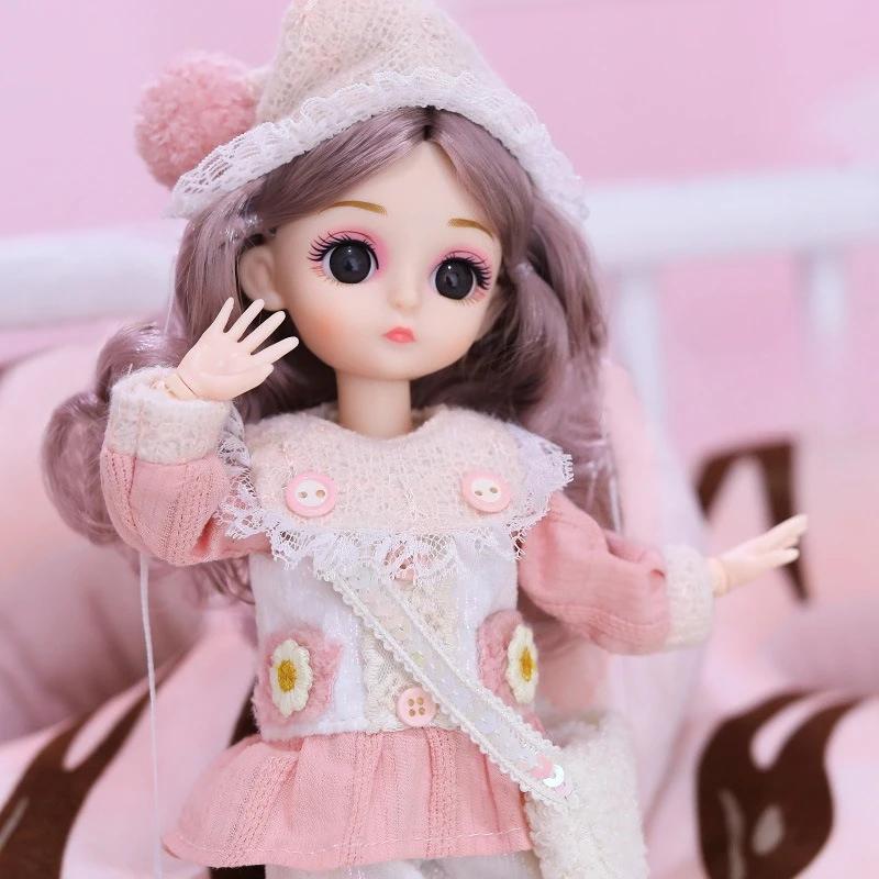 30 см 1/6 BJD Кукла-принцесса Нарядная с одеждой и обувью 20 шарниров Подвижная Милое Сладкое лицо Девочка Детский Подарок Игрушка-кукла для детей