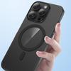 Совместимый магнитный чехол для телефона для iPhone 16, 16 Pro Max, 15 Pro, 14, 13 - Прозрачный и простой дизайн.