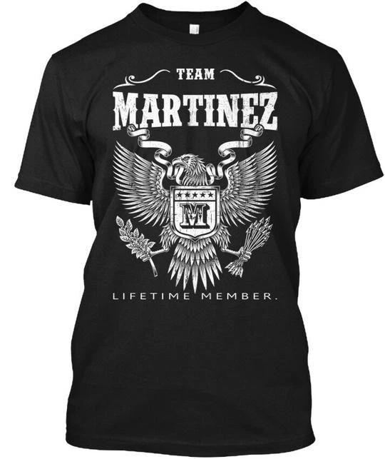 Martinez - Футболка 'Член команды Lifetime' Сделано в США Размеры от S до 5XL