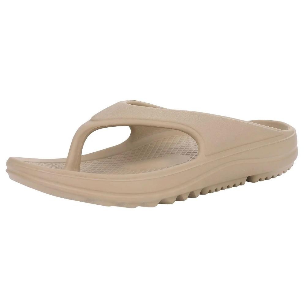 Evshine Women's Orthopedic Flip-flops for Plantar Fasciitis Anti-slip EVA Beach Sandals Men Soft Sole Slippers